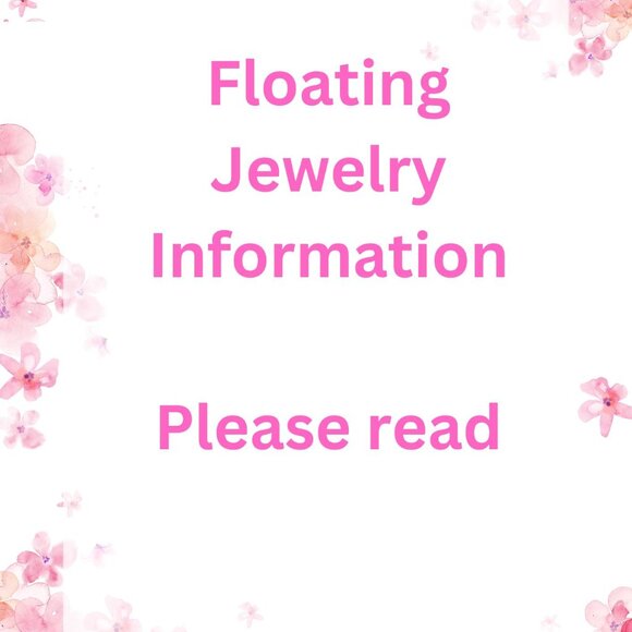 Floating Jewelry Information / Notifications Tag - Picture 1 of 1
